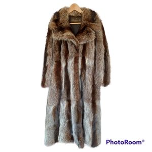 Flemington Fur trench coat vintage